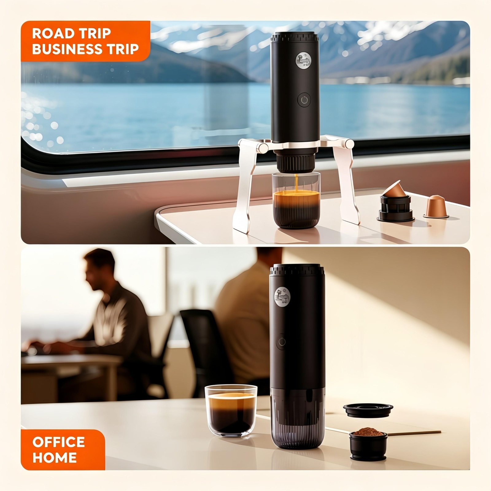 Self-Heating Portable Espresso Machine - Image 3