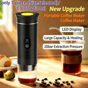 Digital display portable electric capsule coffee machine