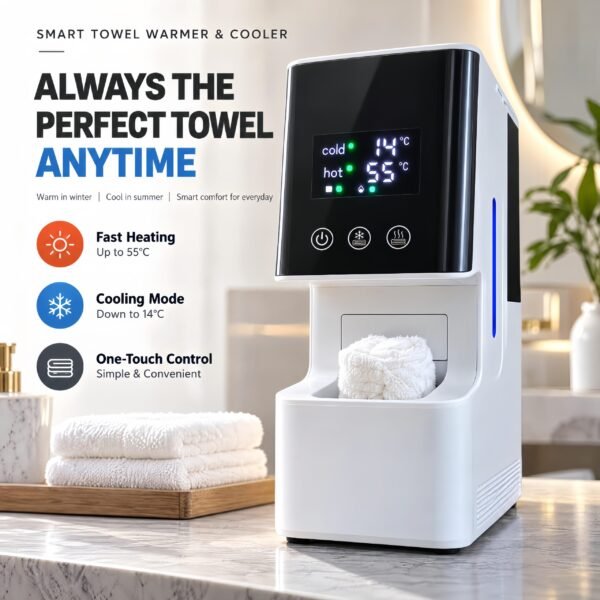 Intelligent hot and cold combined towel machine