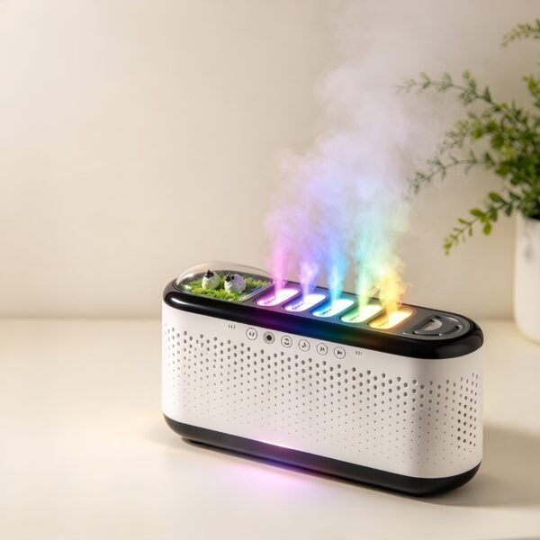 Dynamic Humidifier with Bluetooth Speaker & Music Sync Lights