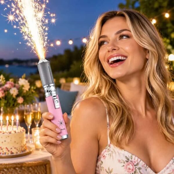Portable spark effect atmosphere stick