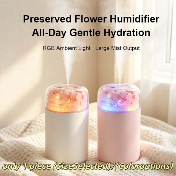 Preserved Flower Mini Cool Mist Humidifier